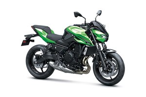 2026 Kawasaki Z650S Candy Lime Green / Metallic Carbon Gray