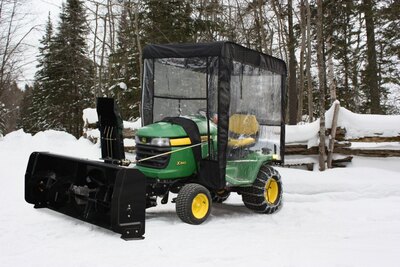 Bercomac 40'' Soft Cab for Lawn and Garden Tractors