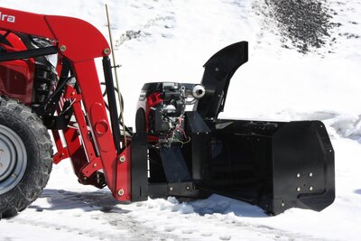 Bercomac Snowblower 48 Versatile Plus Snowblower for tractors equipped with Skid Steer style attach