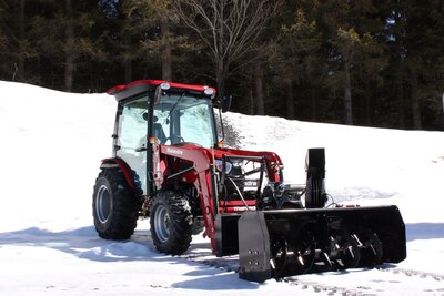 Bercomac Snowblower 66 Vantage Snowblower for tractors equipped with Skid Steer style attach