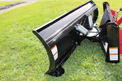 Bercomac Residential type Snow Blade for tractors equipped with Skid Steer style attach
