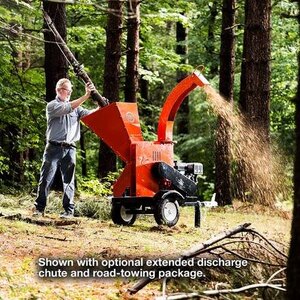 DR Power DR Self Feeding Wood Chipper PRO XL575