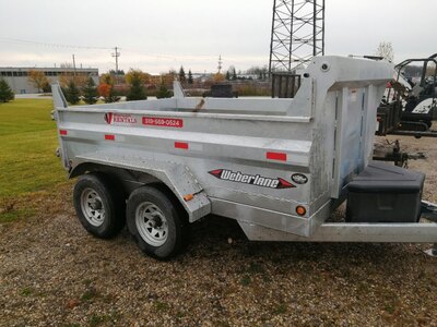 TRAILER - 6.5' X 10' 7400LBS DUMP/TANDEM