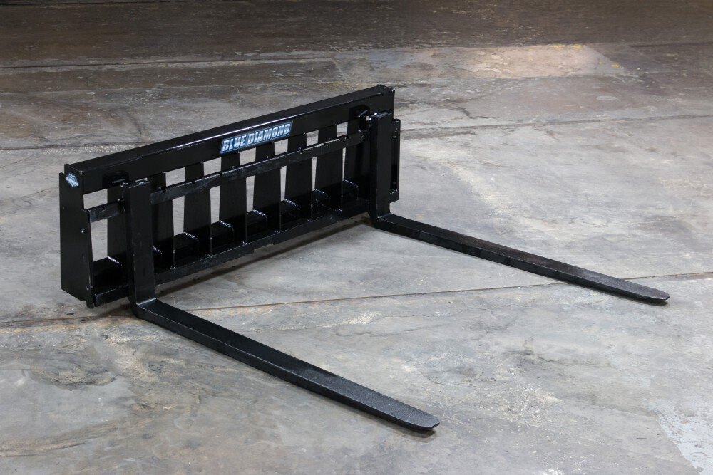 Blue Diamond PALLET FORKS – 6,000 LB CAPACITY WIDE FRAME HD
