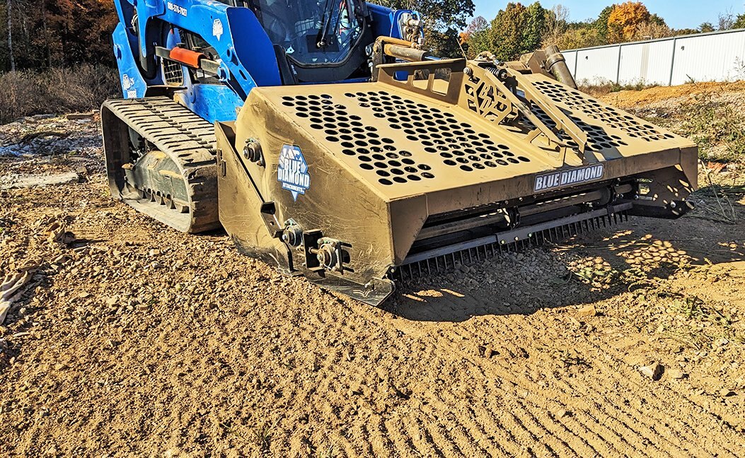 Blue Diamond ROCK RAKE – HYDRAULIC