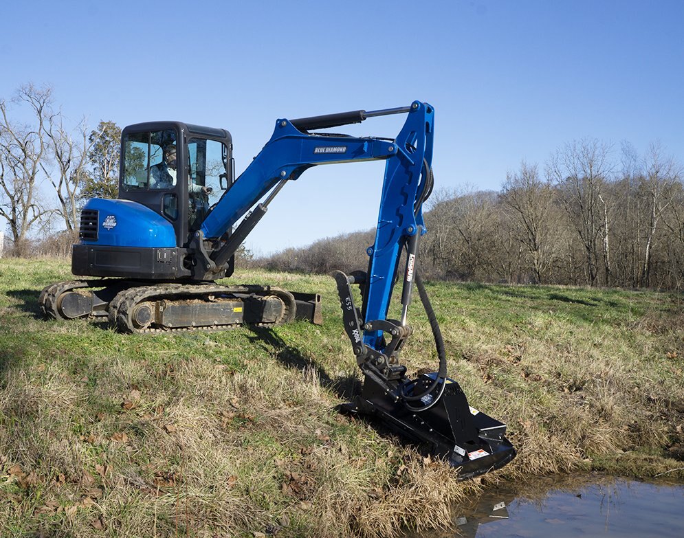 Blue Diamond Mini Excavator Brush Cutter – Severe Duty Series 2