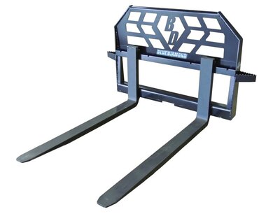 Blue Diamond Pallet Forks - 4,000 LBS. Capacity Tractor