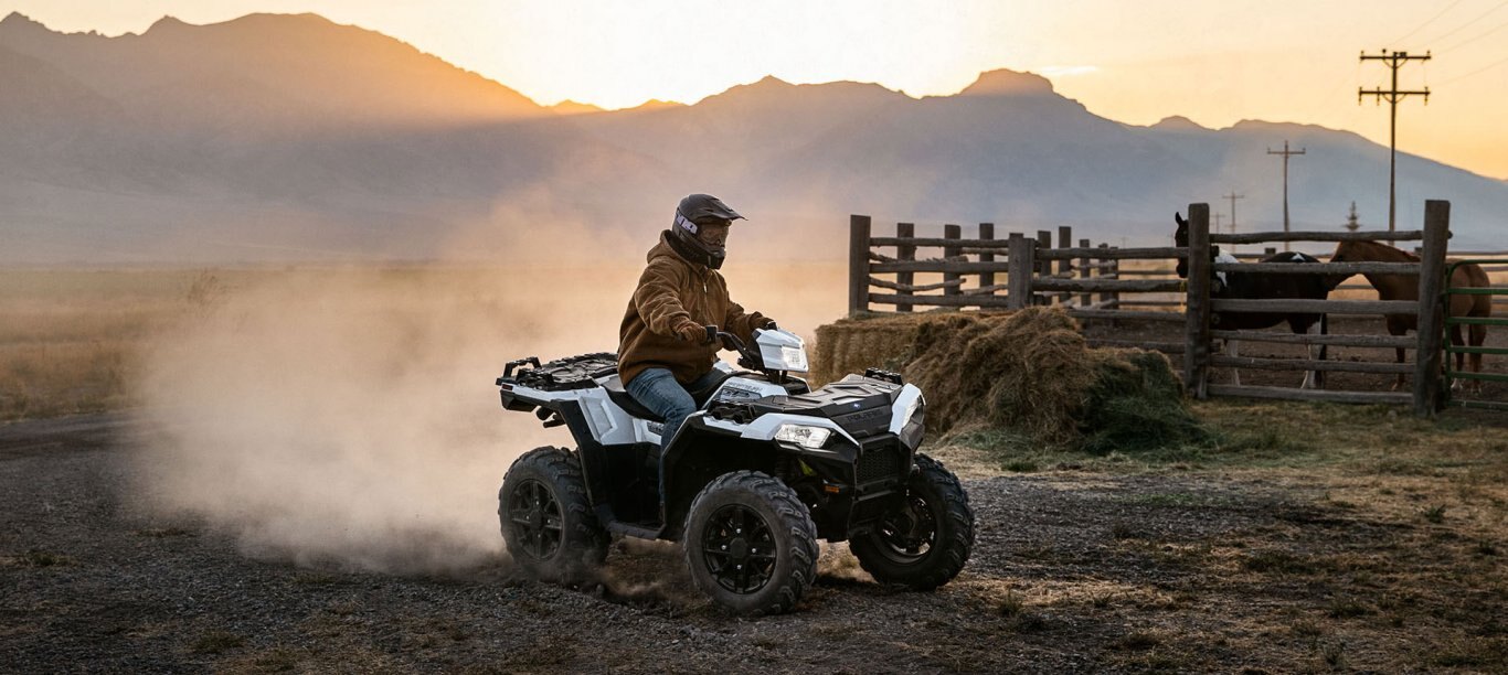 Polaris® Sportsman 850 Titanium Metallic