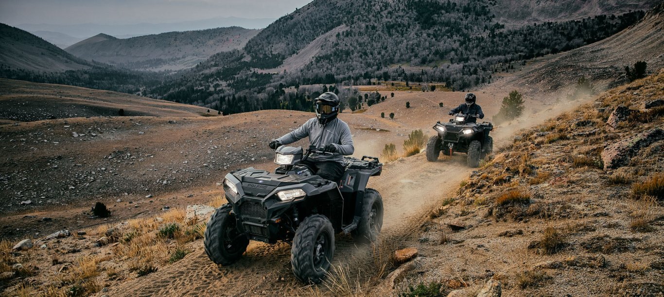 Polaris® Sportsman 850 Titanium Metallic