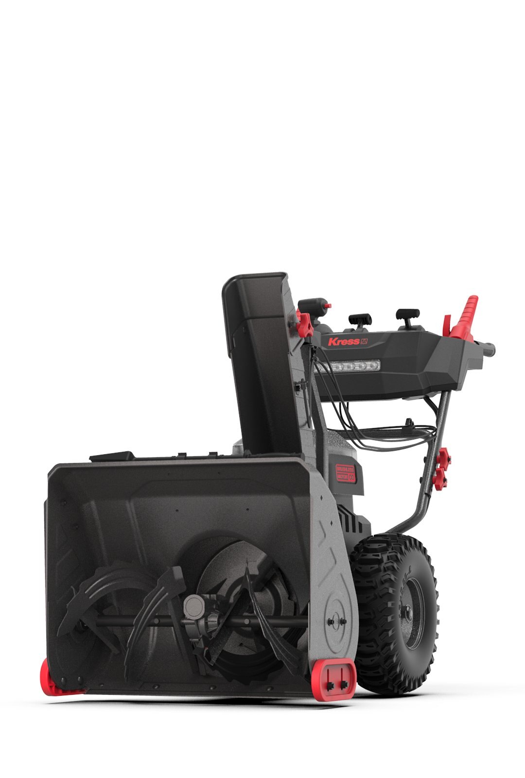 Kress 60 V 24'' brushless 2-stage self-propelled snow blower - with 4 batteries KG471