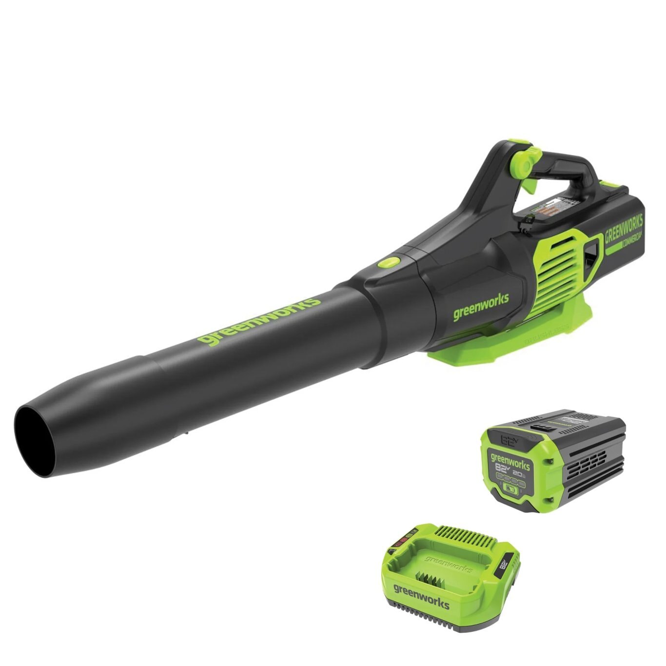 Greenworks 82V Handheld Blower with 2Ah Battery and Single Port Charger | BL82210