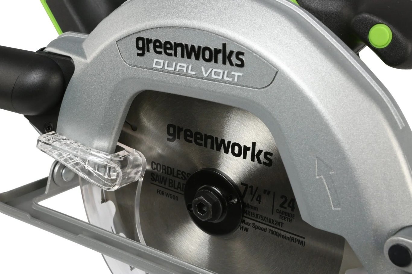 Greenworks 48V/24V Dual Volt 7 1/4 Circular Saw Tool Only | 24CS45