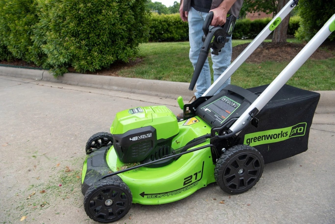 Greenworks 48V/24V Dual Volt Shop Blower Tool Only | 24SB90