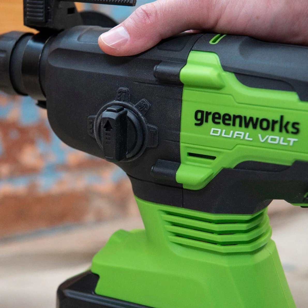 Greenworks 48V/24V Dual Volt SDS Plus 2J Rotary Hammer Tool Only | 24BRH1