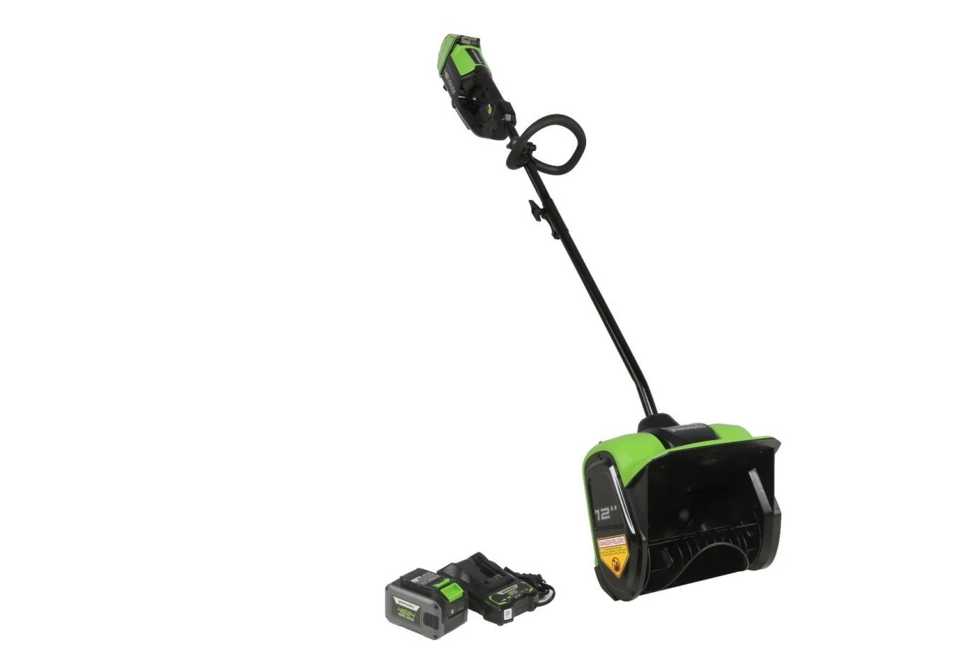 Greenworks 48V/24V 12 Brushless Snow Shovel with Battery and Charger 48SS12