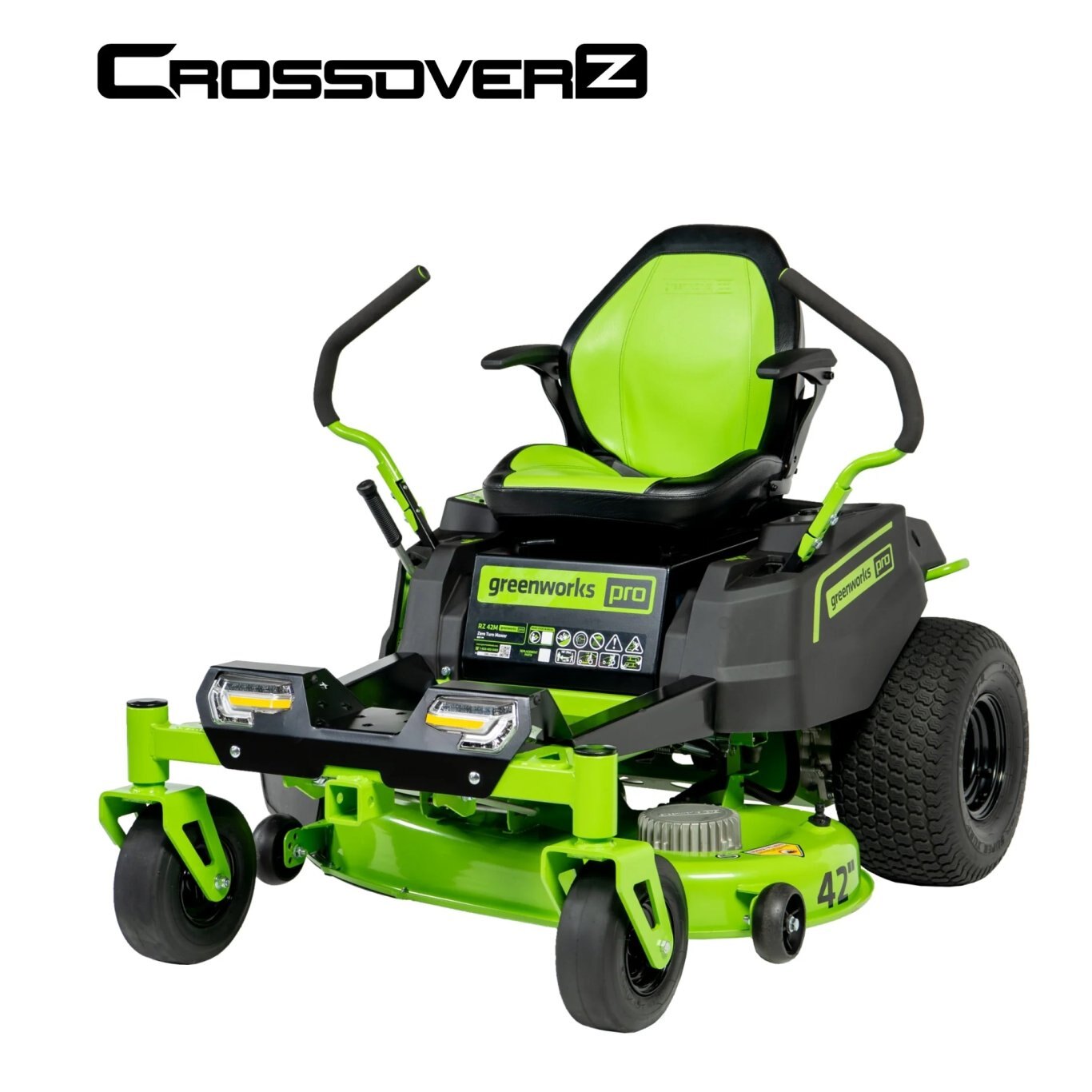 Greenworks 82V 42 CrossoverZ Ride-On Zero Turn Mower | CRZ548