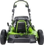 Greenworks Optimus 82V 30” Self-Propelled Lawn Mower with (3) 8Ah Batteries and Dual Port Charger | 82LM30S-83DP 82LM21S