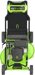 Greenworks Optimus 82V 30” Self Propelled Lawn Mower with (3) 8Ah Batteries and Dual Port Charger | 82LM30S 83DP 82LM30S