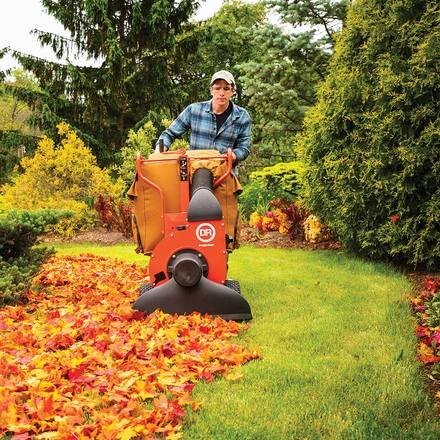 Leaf vacuum mulcher for riding deals mower