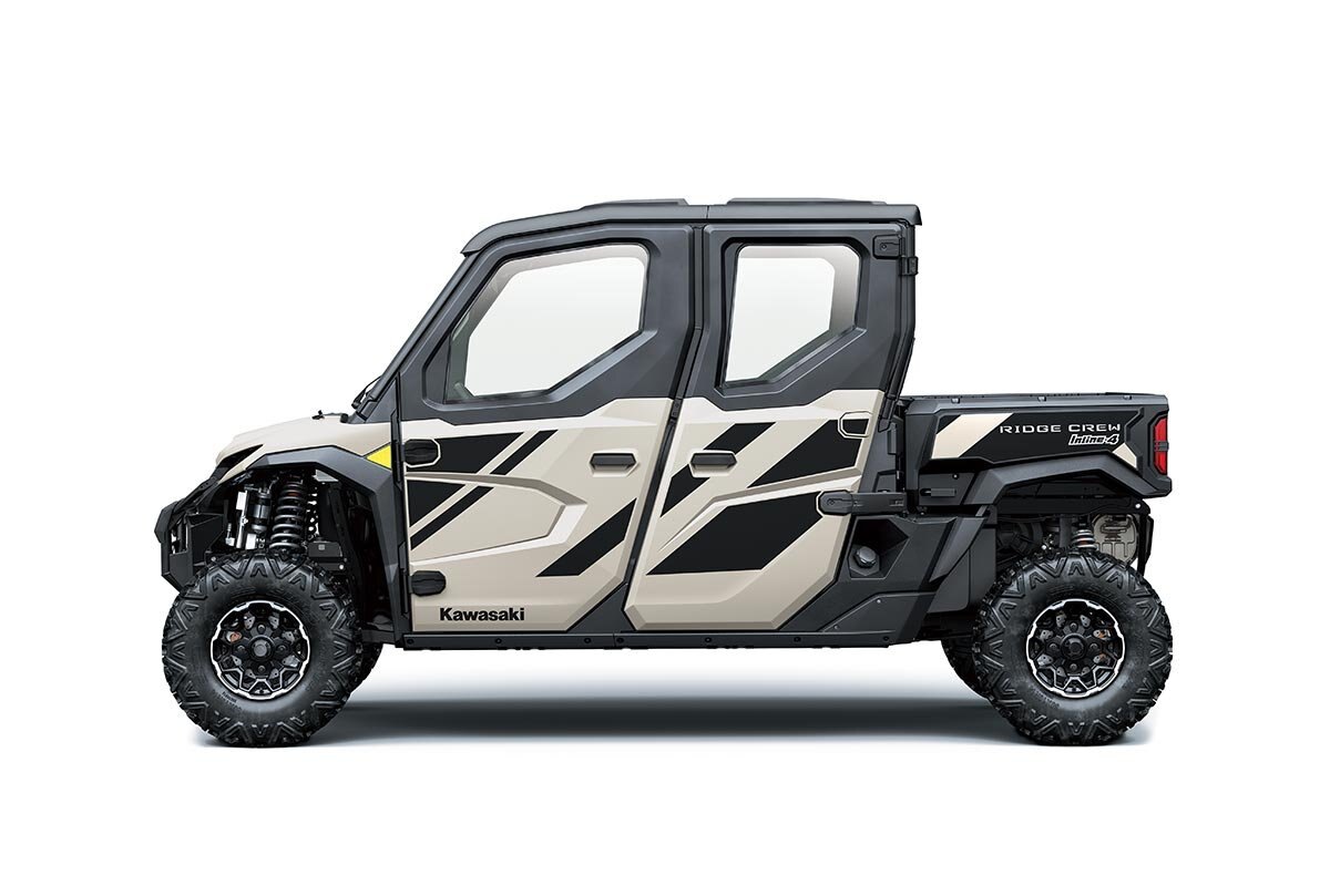 2026 Kawasaki RIDGE CREW HVAC Metallic Matte Whitish Beige
