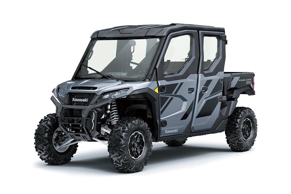 2026 Kawasaki RIDGE CREW HVAC Metallic Bluish Gray