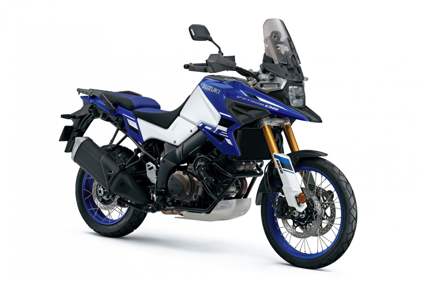 2023 Suzuki V-STROM 1050DE Pearl Vigor Blue / Pearl Brilliant White