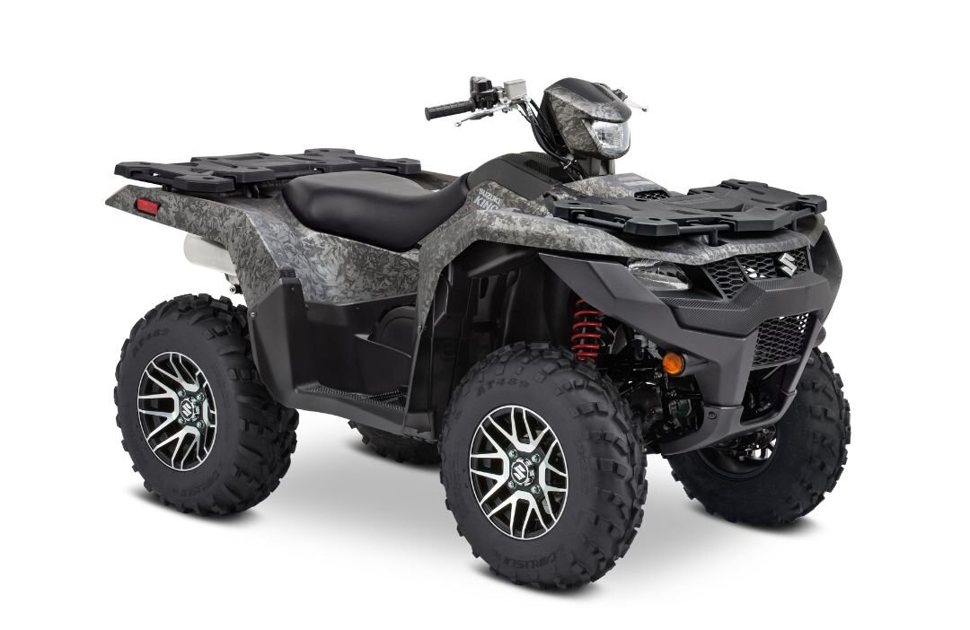 2023 Suzuki KingQuad 750XPZ Metallic Matte Rocky Gray, Mag Wheels