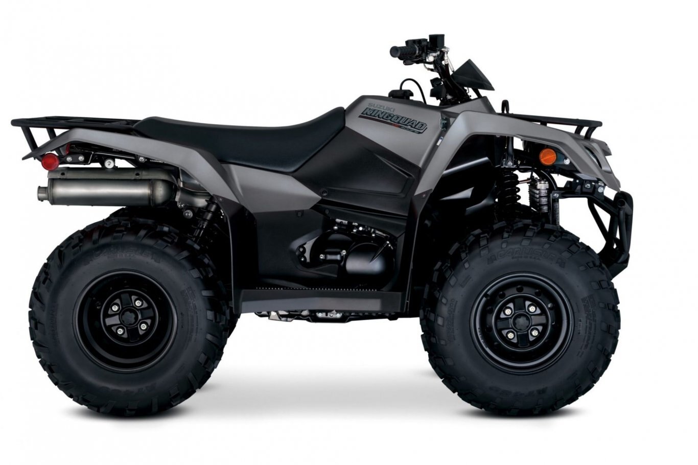 2023 Suzuki KingQuad 400 Metallic Mat Rocky Gray