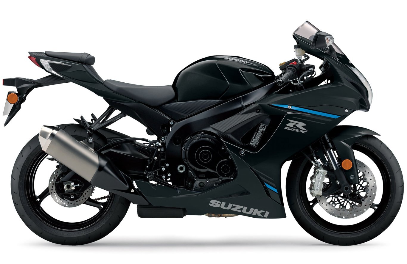 2024 Suzuki GSX-R600 Metallic Mat Black No. 2 / Glass Sparkle Black