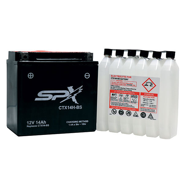 SPX HIGH PERFORMANCE BATTERY & ACID (CTX14H BS)