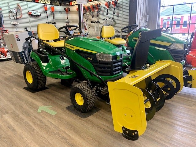 John Deere S130 / 42 Lawn Tractor w/ 44 Snowblower Package