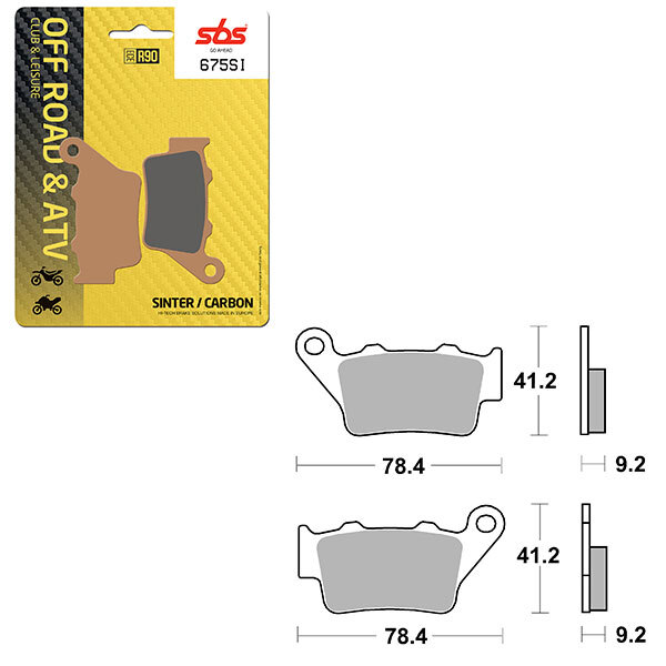 SBS ATV/UTV SINTER BRAKE PAD (6240675108)