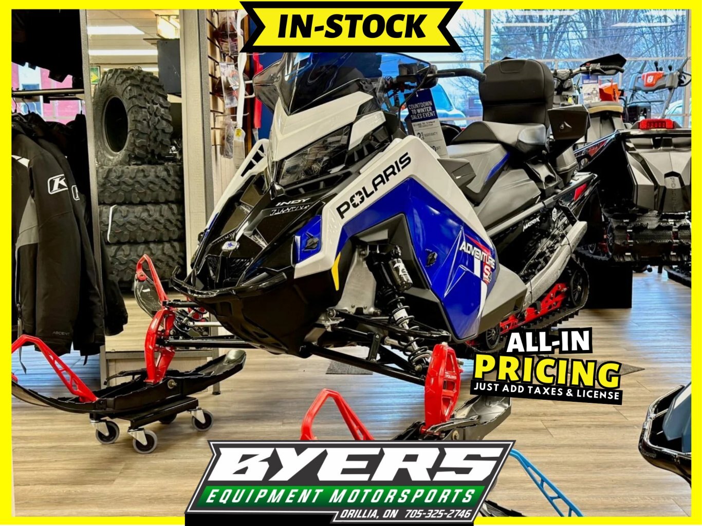 2023 Polaris ProStar S4 INDY Adventure X2 137 Blue