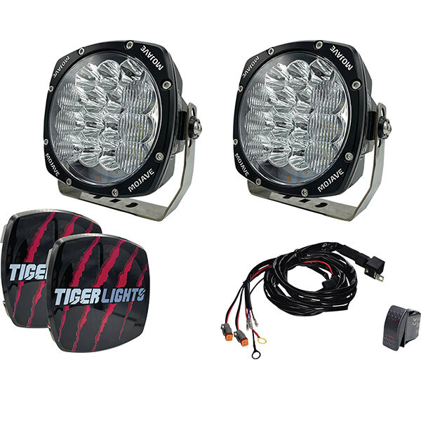 TIGER LIGHTS MOJAVE 8" LIGHT KIT & HARNESS (TLM8 KIT)