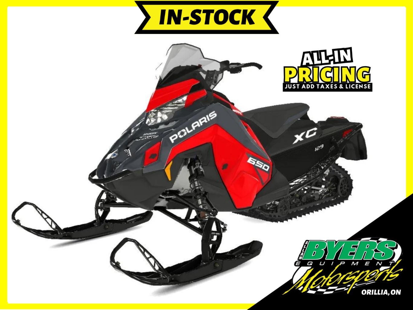 2024 Polaris 650 INDY XC 129 Red