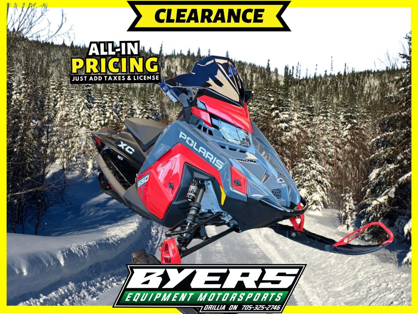 2024 Polaris 650 INDY XC 137 Red