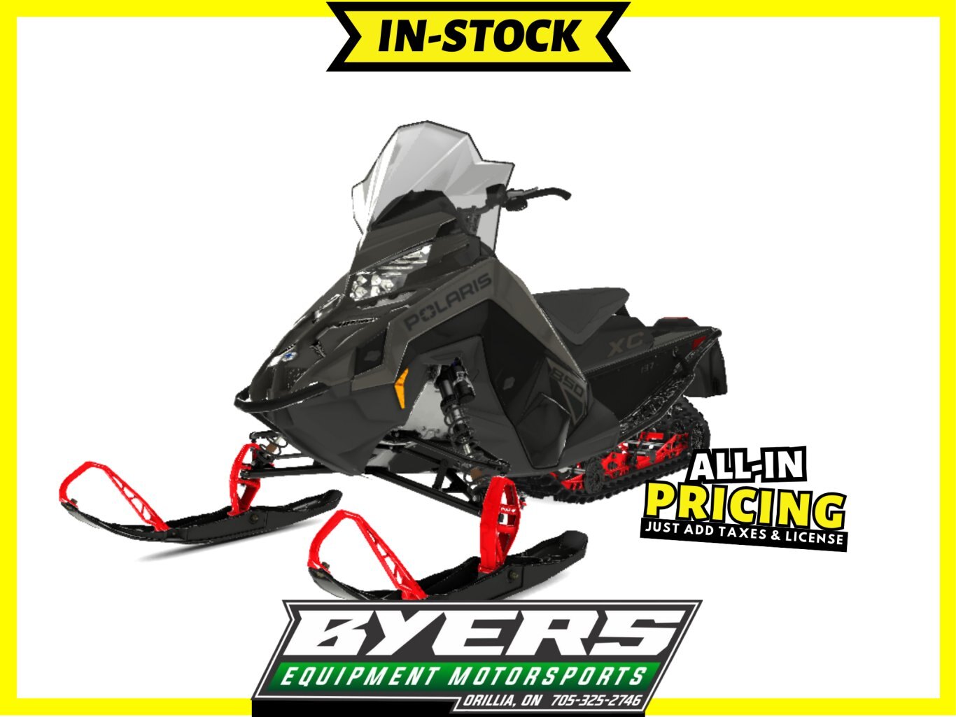 2024 Polaris 850 INDY XC 137 Black ICE Ripper