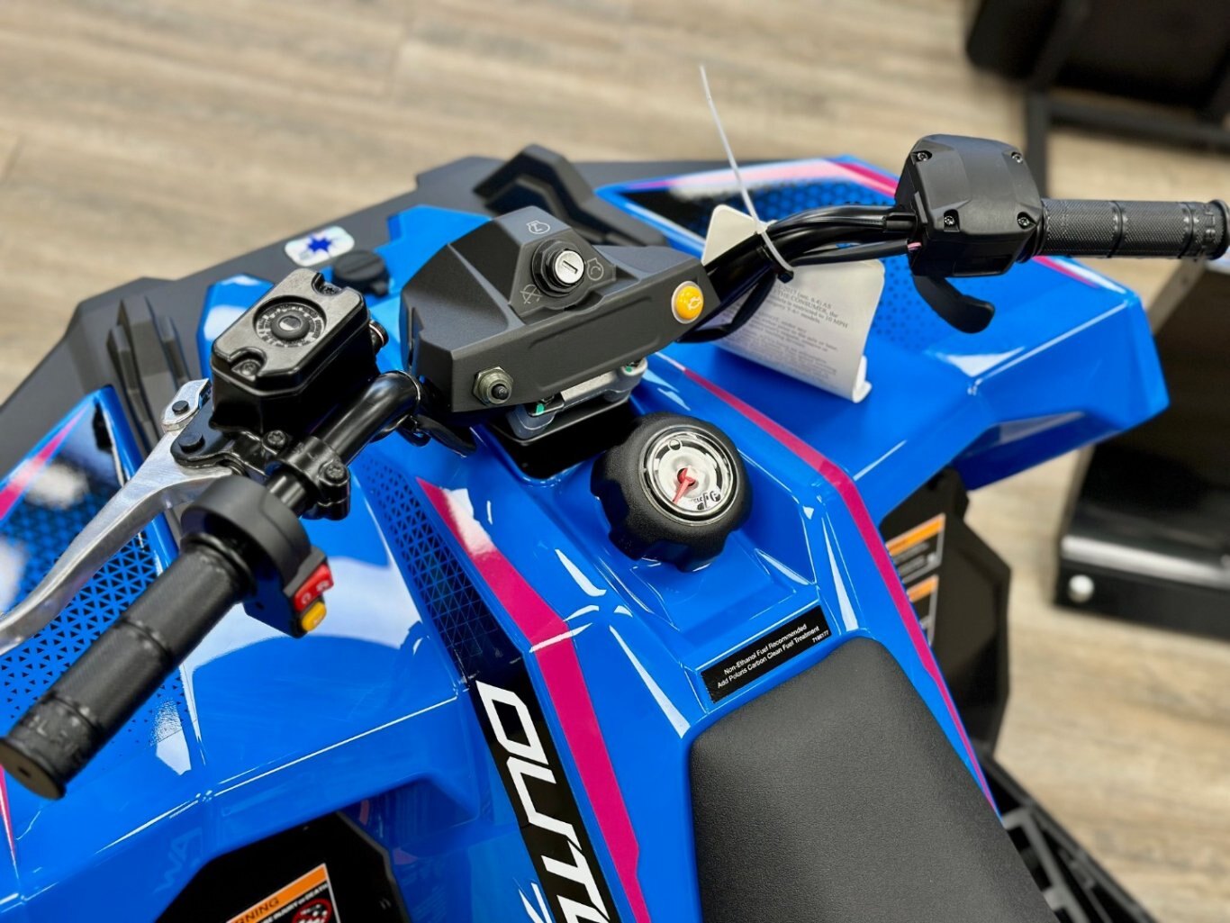 2025 Polaris OUTLAW 70 EFI VELOCITY BLUE / FIERCE FUCHSIA