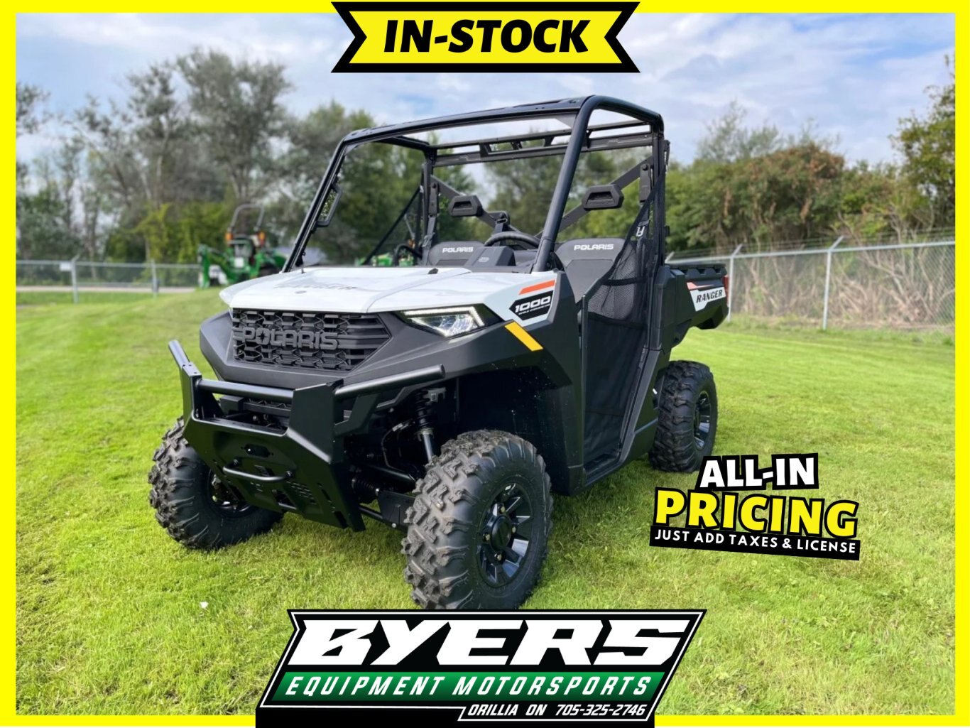 2024 Polaris RANGER 1000 PREMIUM WHITE LIGHTNING