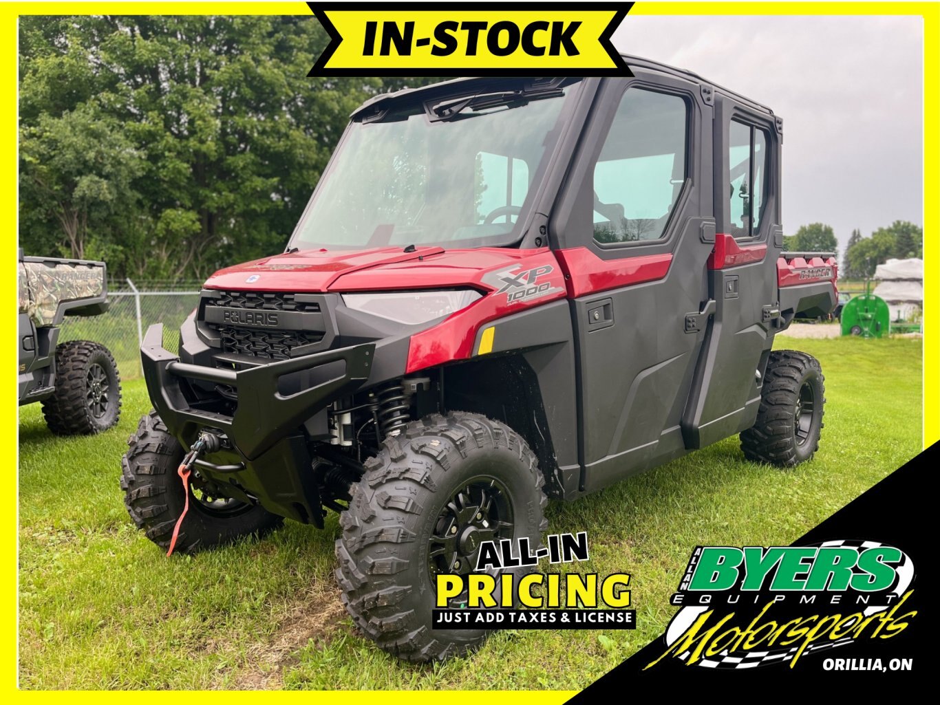 2025 Polaris RANGER CREW XP 1000 NORTHSTAR ULTIMATE SUNSET RED