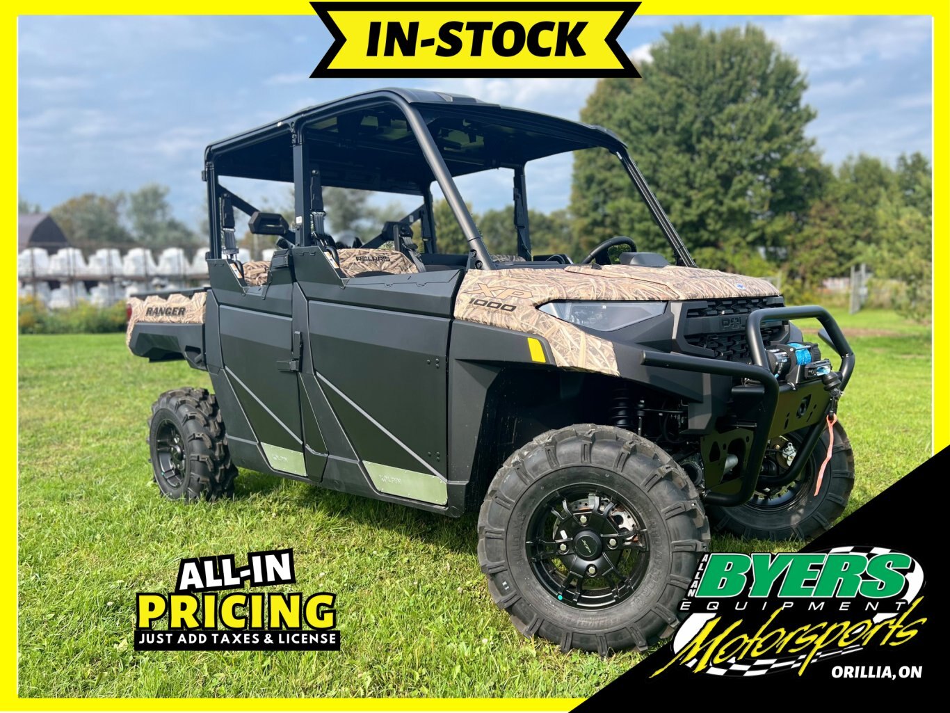 2025 Polaris RANGER CREW XP 1000 WATERFOWL EDITION