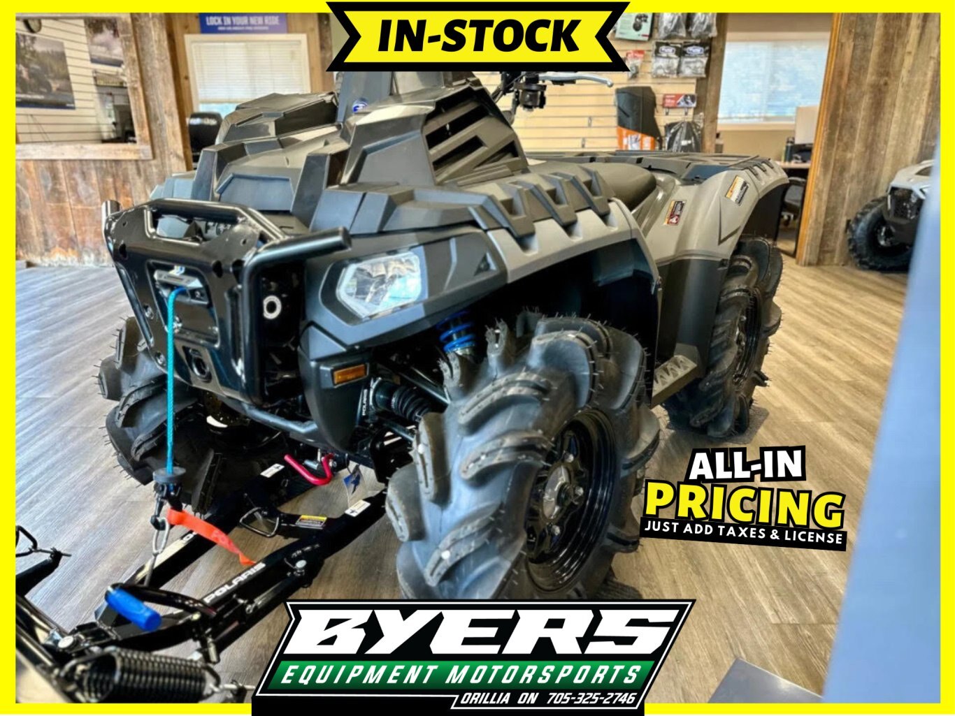 2024 Polaris SPORTSMAN 850 HIGH LIFTER EDITION w/ ACCESSORIES