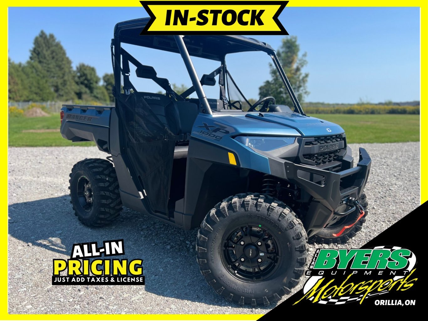 2025 Polaris RANGER XP 1000 PREMIUM BLUE SLATE METALLIC SMOKE