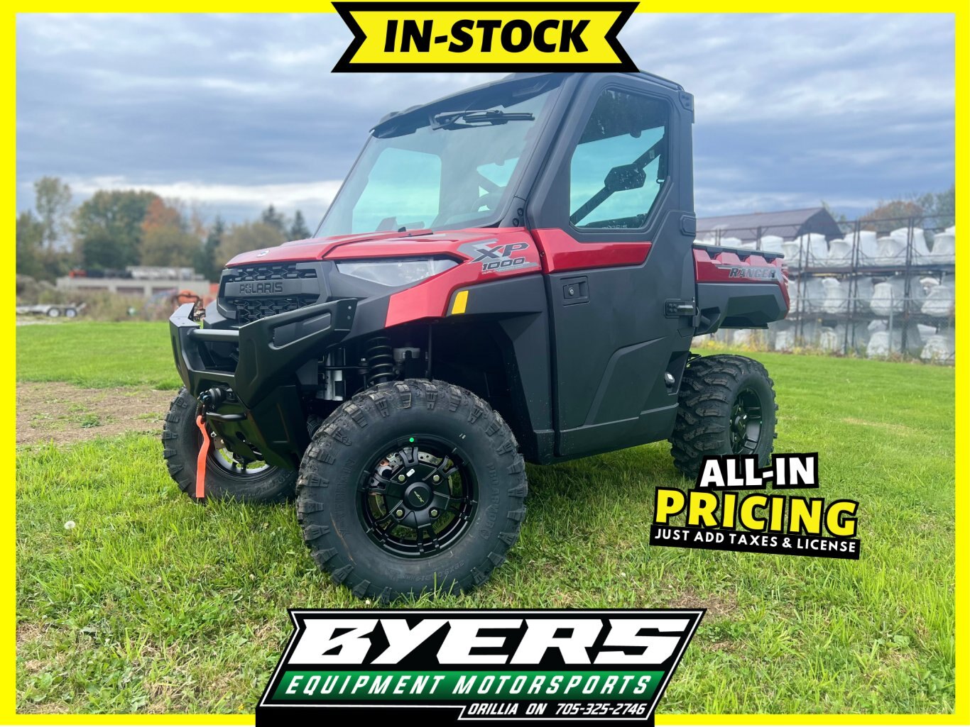 2025 Polaris RANGER XP 1000 NORTHSTAR PREMIUM+ SUNSET RED