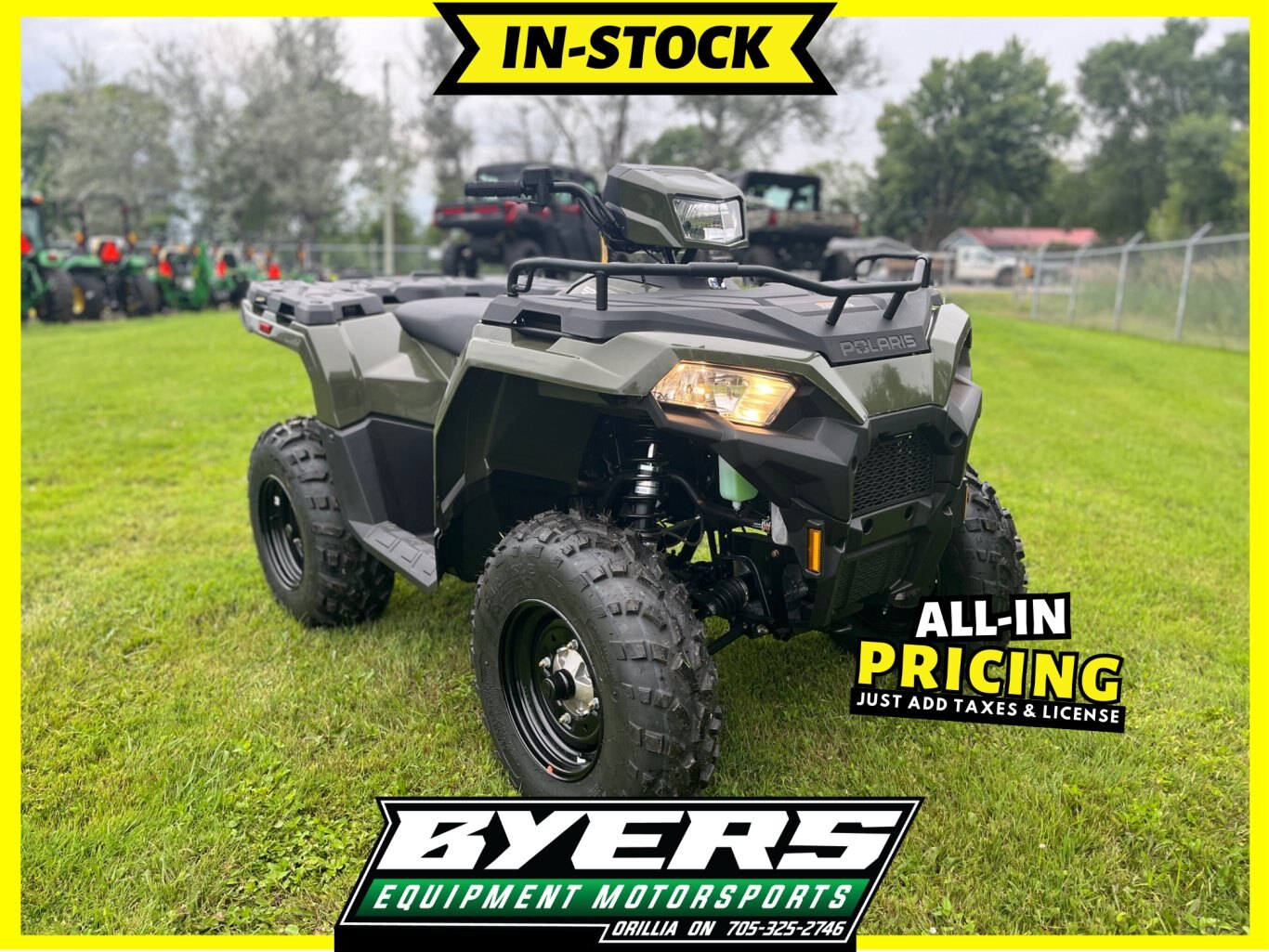 2025 Polaris Sportsman 450 H.O. Sage Green