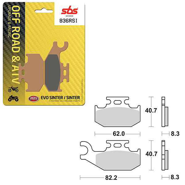 SBS EVO SINTER BRAKE PAD (6280836108)