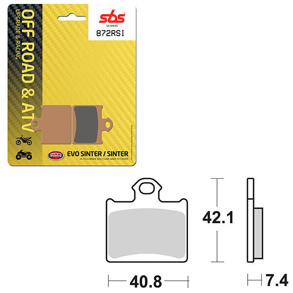 SBS EVO SINTER BRAKE PAD (6280872108)