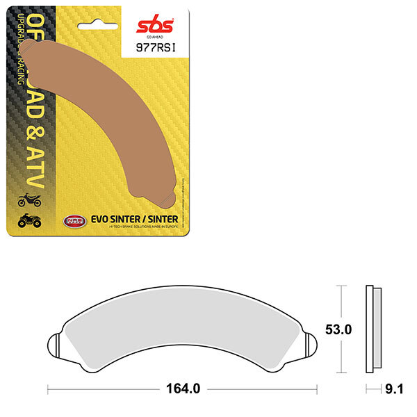 SBS EVO SINTER BRAKE PAD (6280977108)