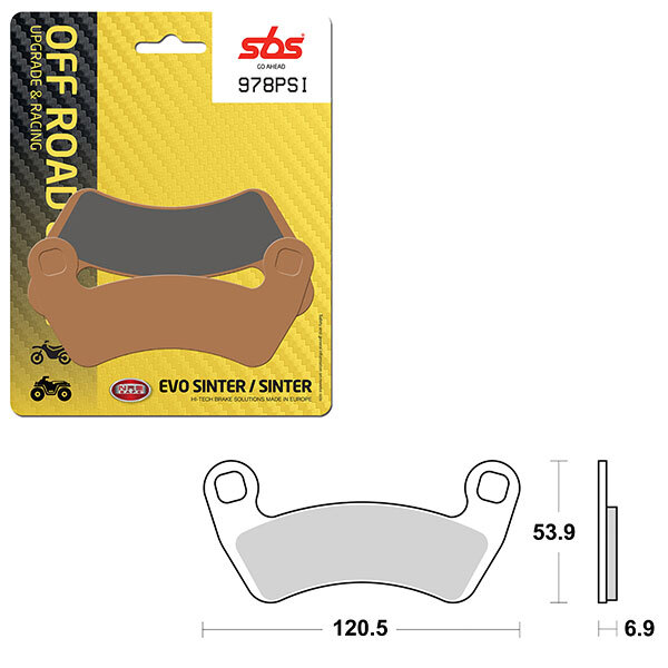 SBS EVO SINTER BRAKE PAD (6450978108)