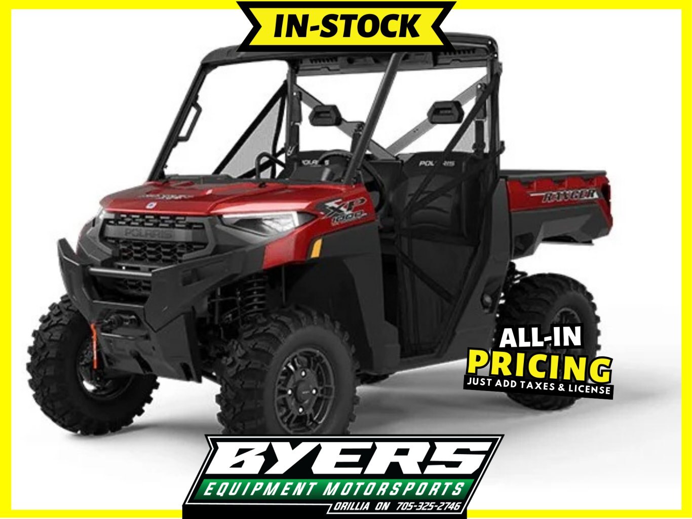 2025 Polaris RANGER XP 1000 PREMIUM SUNSET RED